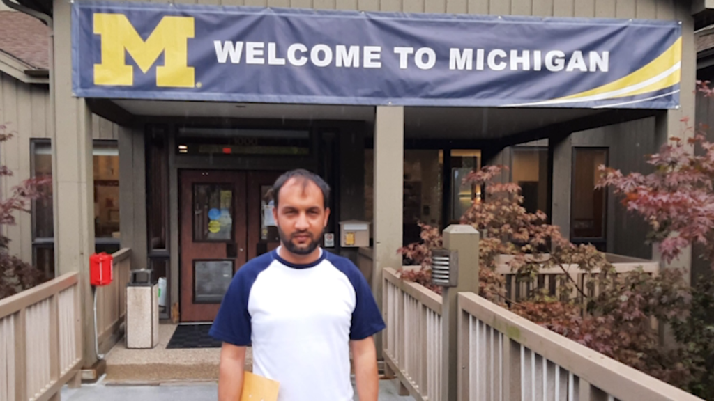 Jawad Sukhanyar at the University of Michigan