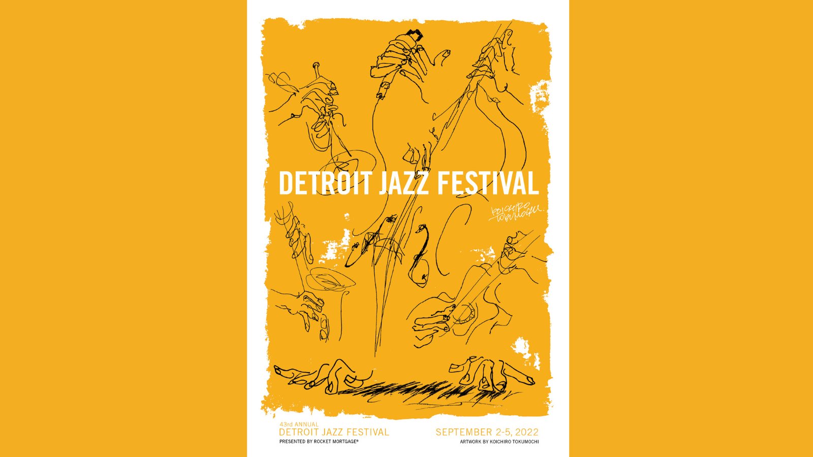 GIVEAWAY Detroit Jazz Festival 2022 Poster, 2 VIP Tickets ABJ
