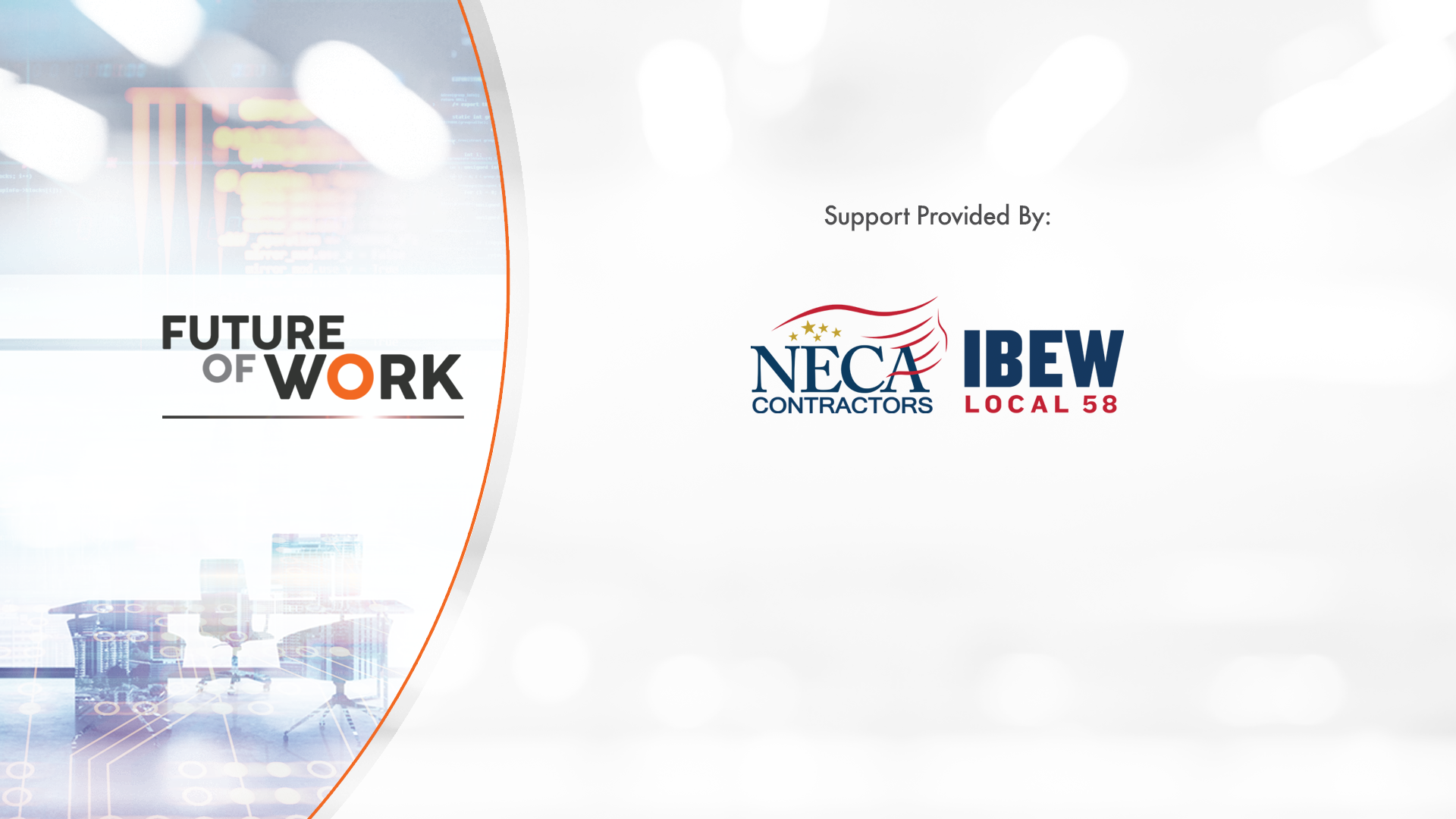 NWEA IBEW Future of Work Funder card