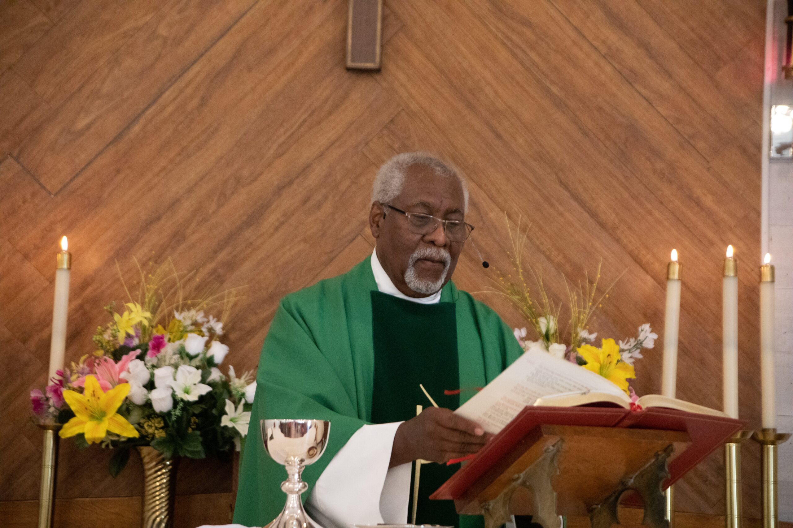 African American priest