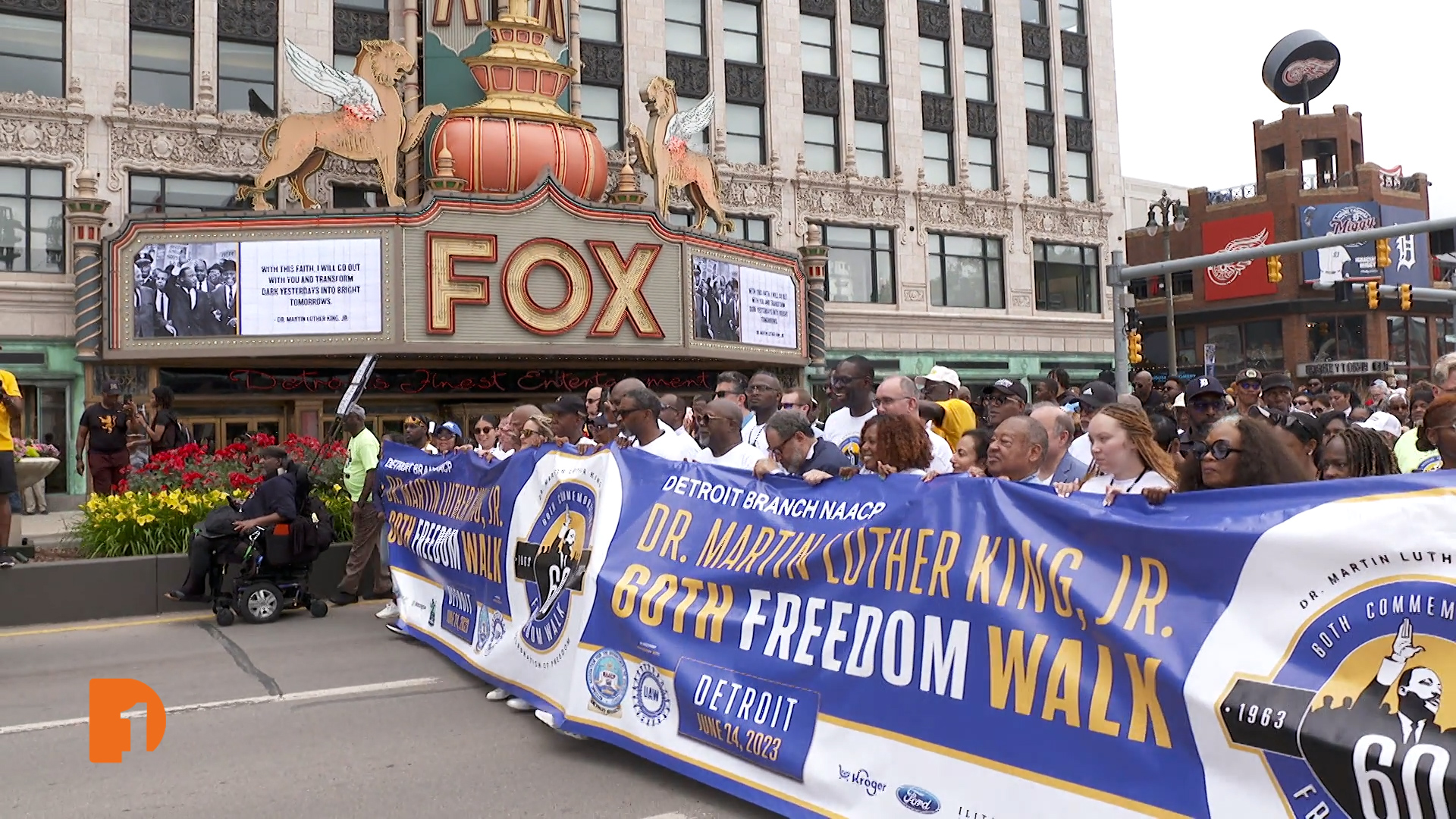 Highlights from the Detroit NAACP 60th anniversary Walk to Freedom