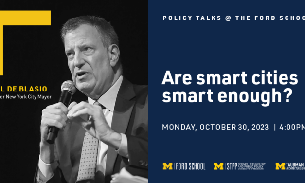 Are smart cities smart enough? | Policy Talks @ Ford School
